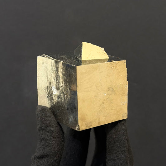 Intergrown Pyrite Cubes Specimen from Mina Ampliación A Victoria, Navajún, Spain.