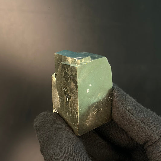 *Rectangular Pyrite Specimen from Mina Ampliación A Victoria, Navajún, Spain.