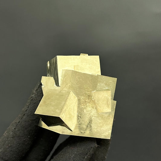 Intergrown Pyrite Specimen from Ampliación A Victoria Mine, Navajún, Spain