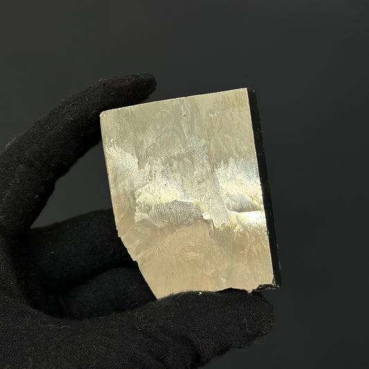 *Rectangular Pyrite Specimen from Mina Ampliación A Victoria, Navajún, Spain.