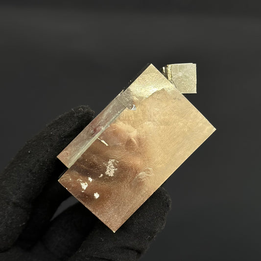 *Rectangle Pyrite Specimen from Mina Ampliación A Victoria, Navajún, Spain.