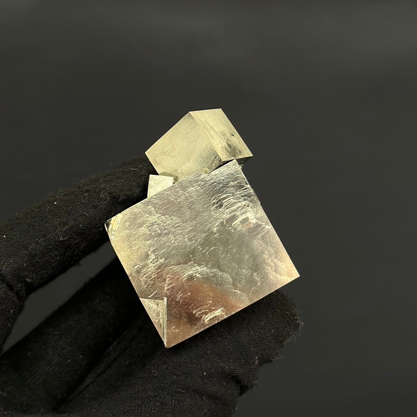 *Cluster Pyrite Cube Specimen from Mina Ampliación A Victoria, Navajún, Spain.