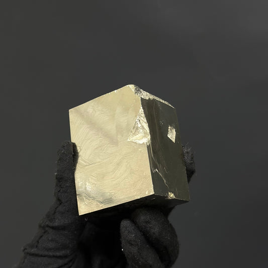 *Rectangle Pyrite Specimen from Mina Ampliación A Victoria, Navajún, Spain.