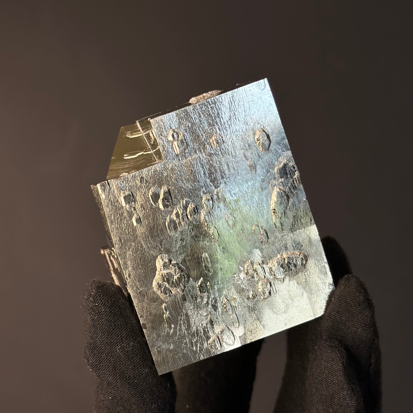 Intergrown Pyrite Cubes Specimen from Mina Ampliación A Victoria, Navajún, Spain.