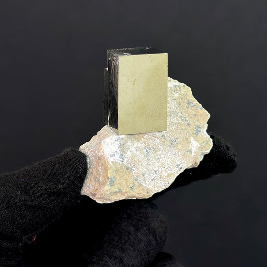 *Rectangle on Matrix Pyrite from Mina Ampliación A Victoria, Navajún, Spain.