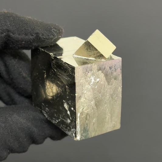 Intergrown & Rectangle Pyrite from Mina Ampliación A Victoria, Navajún, Spain