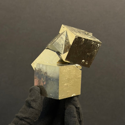 Cluster Pyrite Specimen from Mina Ampliación A Victoria, Navajún, Spain.