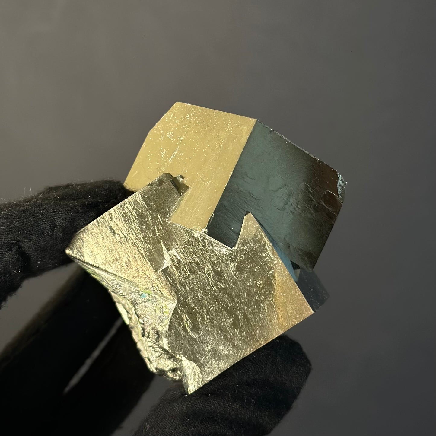 Intergrown Pyrite Cubes Specimen from Mina Ampliación A Victoria, Navajún, Spain.