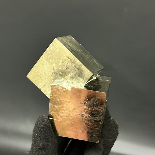 Intergrown Pyrite Specimen from Ampliación A Victoria Mine, Navajún, Spain