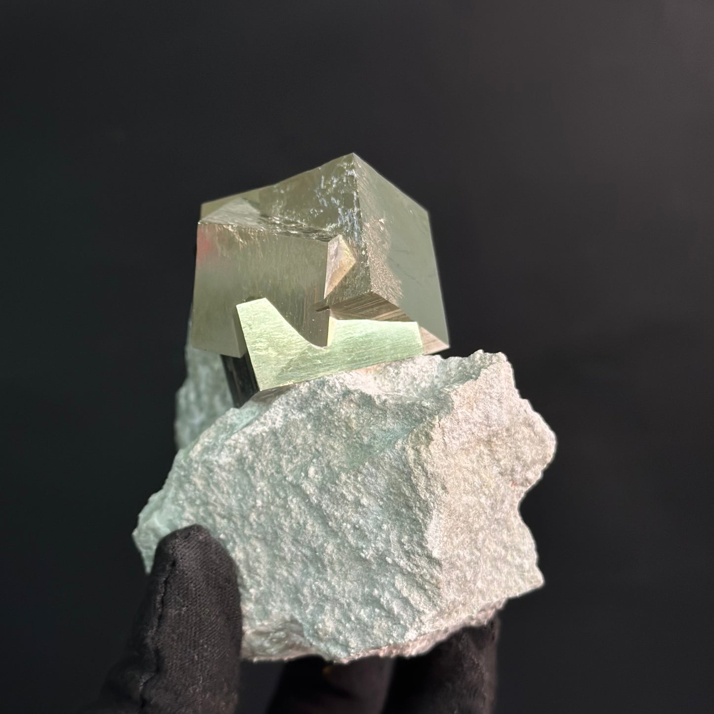 *Intergrown Pyrite on Matrix from Mina Ampliación A Victoria, Navajún, Spain