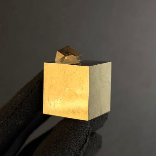 Intergrown Pyrite Specimen from Mina Ampliación A Victoria, Navajún, Spain.