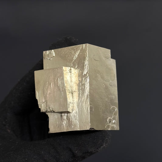*Rectangle Pyrite Specimen from Mina Ampliación A Victoria, Navajún, Spain.
