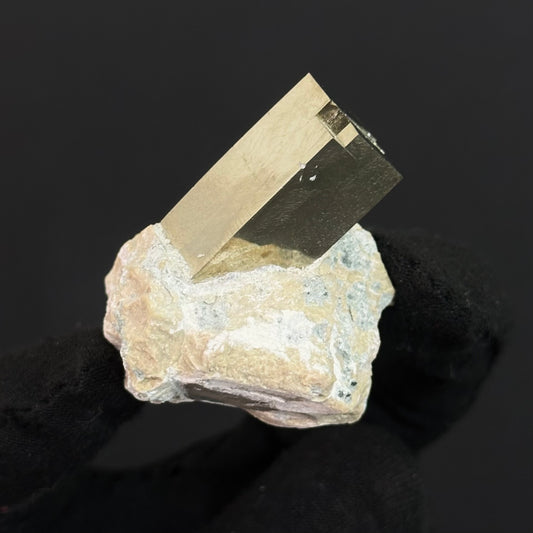 *Rectangle on Matrix Pyrite from Mina Ampliación A Victoria, Navajún, Spain.