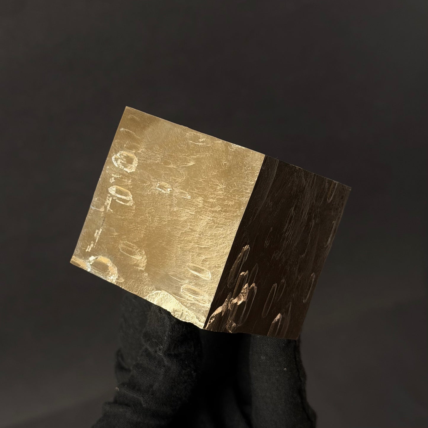 *Intergrown Pyrite Cubes Specimen from Mina Ampliación A Victoria, Navajún, Spain.