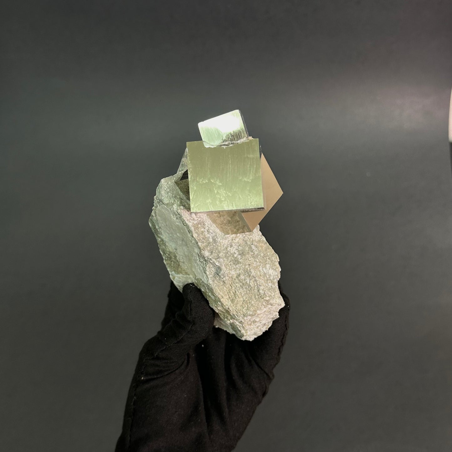 Intergrown Pyrite on Matrix from Mina Ampliación A Victoria, Navajún, Spain