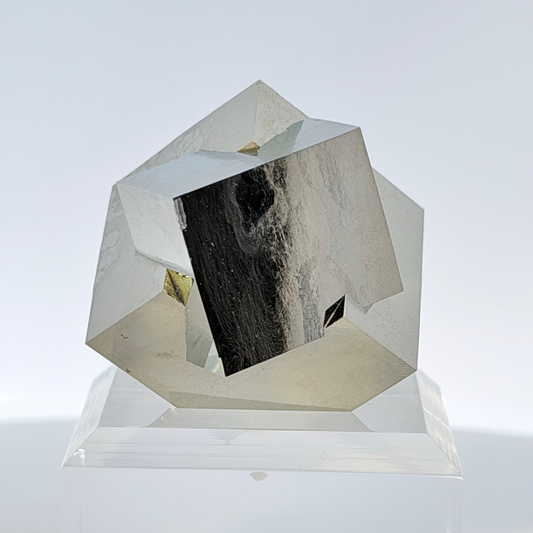 Intergrown Pyrite Specimen from Mina Ampliación A Victoria, Navajún, Spain.