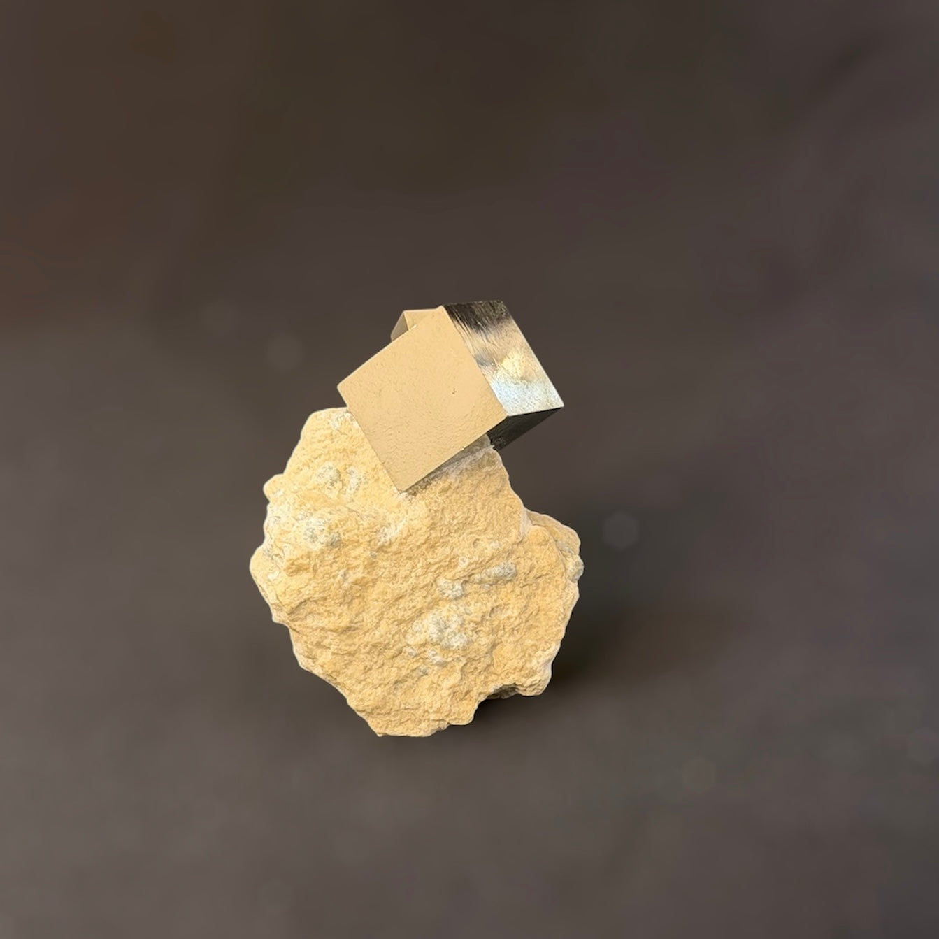 Pyrite Cubes on Matrix INTERGROWN from Mina Ampliación A Victoria, Navajún, Spain. (Copy)