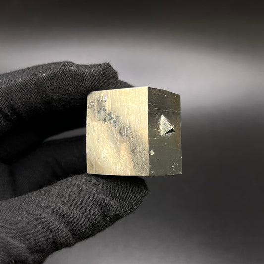 *Perfect Cubic Pyrite from Mina Ampliación A Victoria, Navajún, Spain.