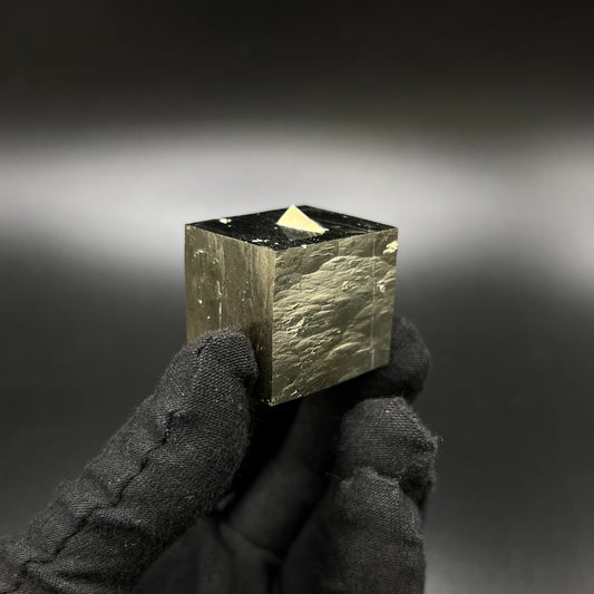 *Perfect Cubic Pyrite from Mina Ampliación A Victoria, Navajún, Spain.