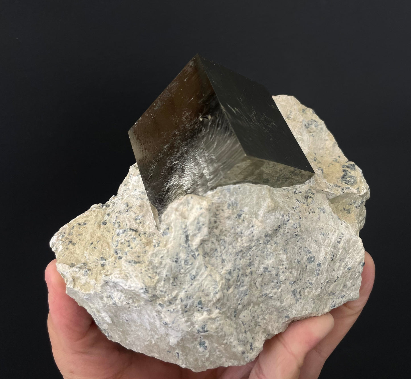 Pyrite on Matrix Navajún La Roja Spain