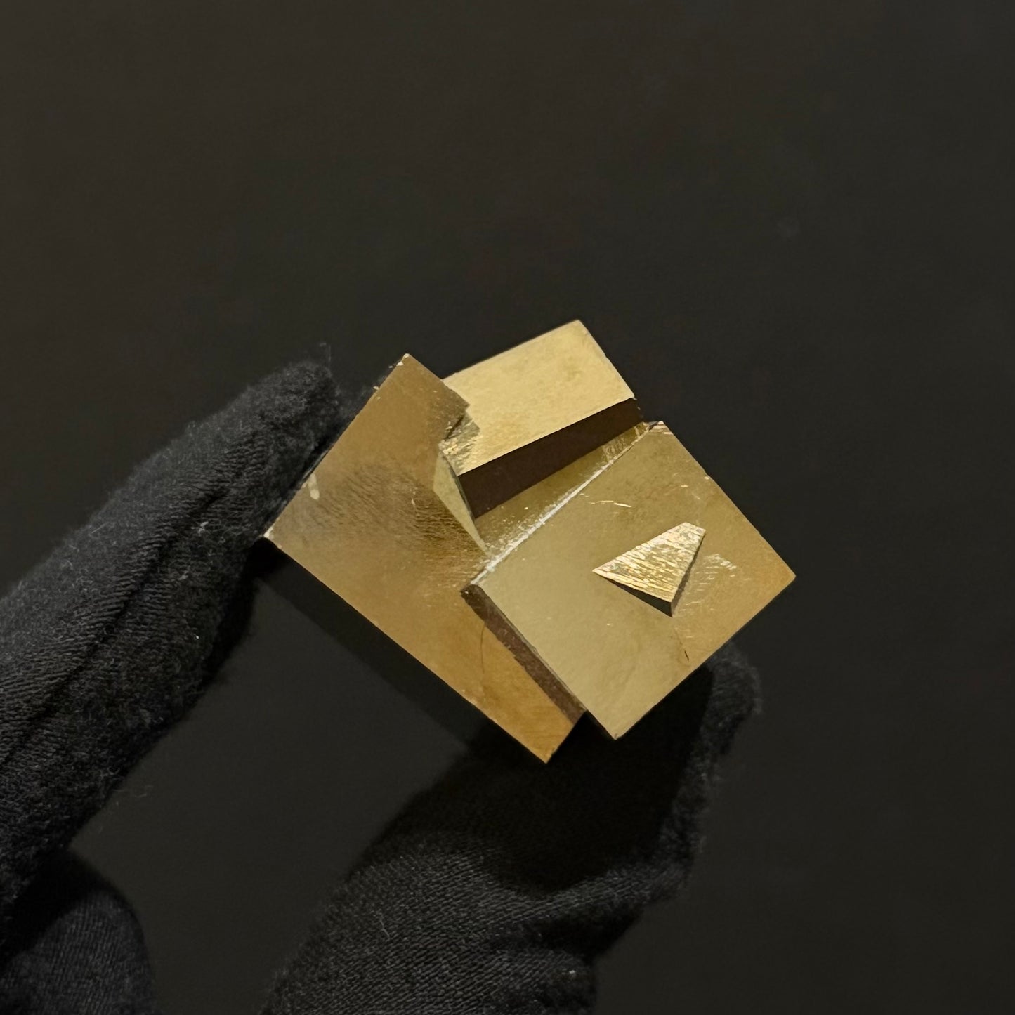 *Intergrown Pyrite Cubes Specimen from Mina Ampliación A Victoria, Navajún, Spain.