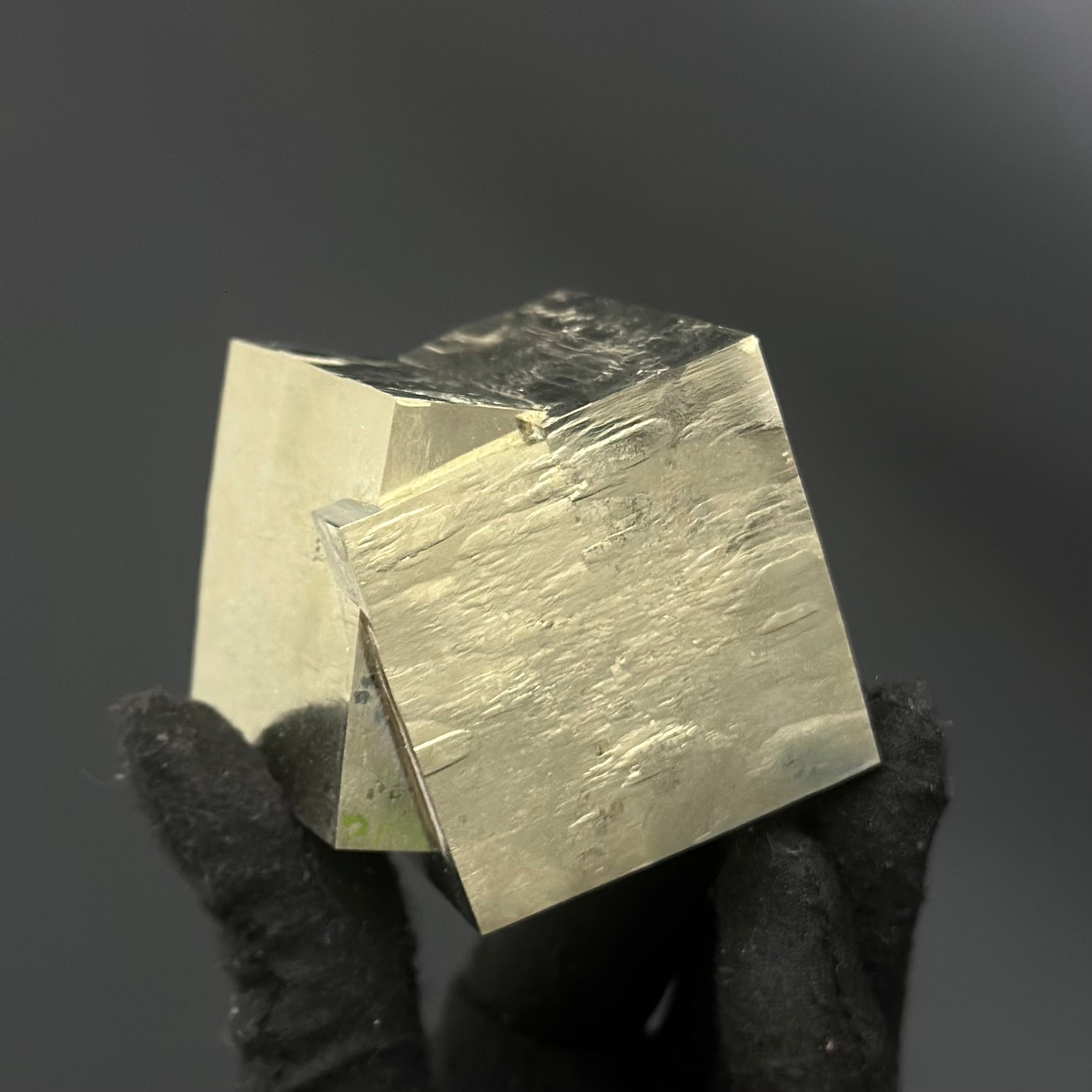 COLLECTION Cubic Pyrite Intergrow, from Mina Ampliación A Victoria, Navajún, Spain.