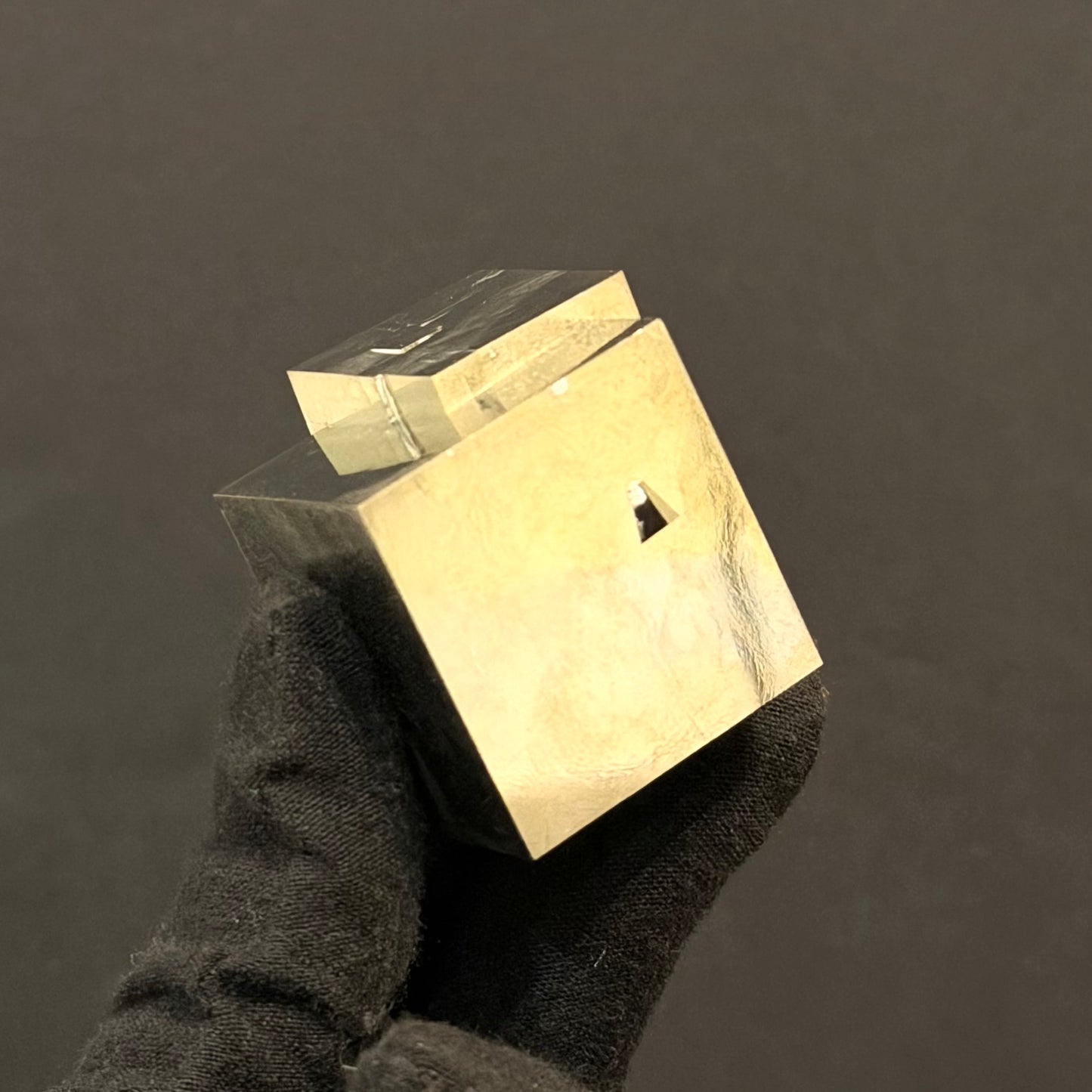 *Intergrown Pyrite Cubes Specimen from Mina Ampliación A Victoria, Navajún, Spain.
