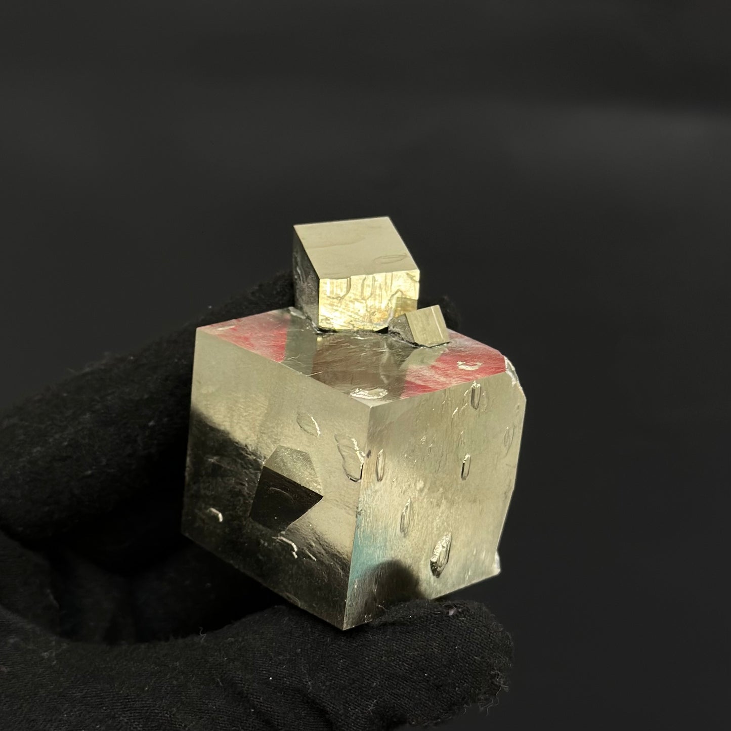 *Cluster Pyrite Cube Specimen from Mina Ampliación A Victoria, Navajún, Spain.