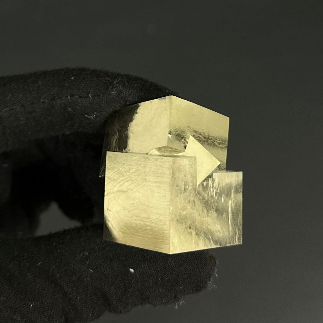 High Quality Small Intergrown Pyrite Specimen from Mina Ampliación A Victoria Mine