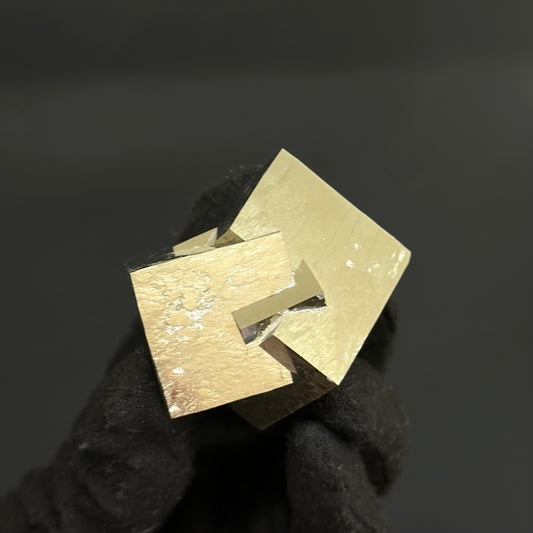 Intergrown Pyrite Specimen from Mina Ampliación A Victoria, Navajún, Spain.