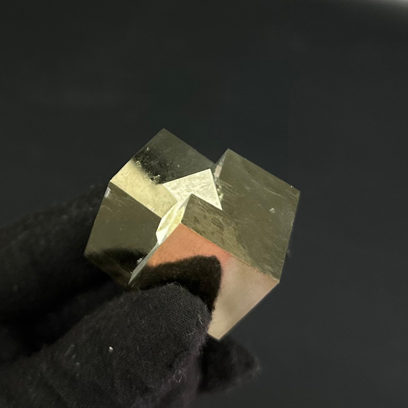 High Quality Small Intergrown Pyrite Specimen from Mina Ampliación A Victoria Mine