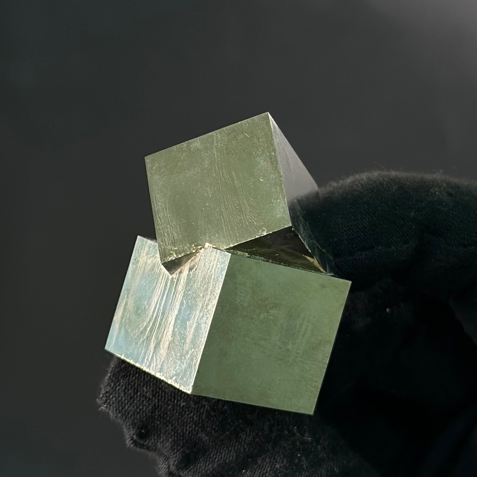Intergrown Pyrite Specimen from Mina Ampliación A Victoria, Navajún, Spain.