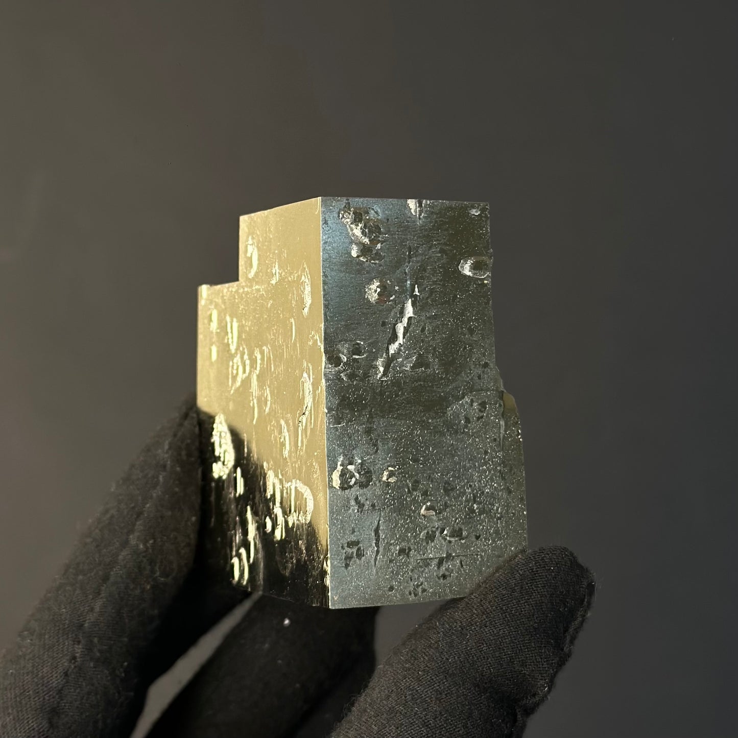 Intergrown Pyrite Cubes Specimen from Mina Ampliación A Victoria, Navajún, Spain.