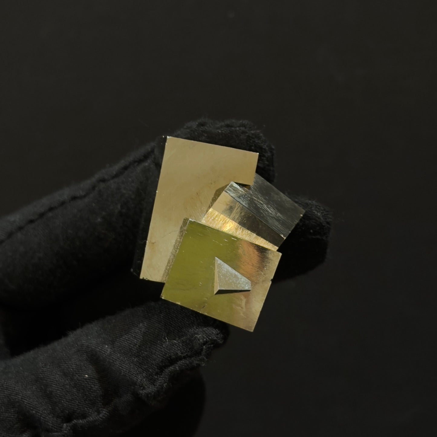 *Intergrown Pyrite Cubes Specimen from Mina Ampliación A Victoria, Navajún, Spain.