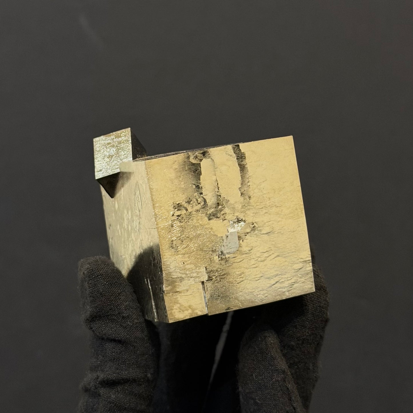 *Intergrown Pyrite Cubes Specimen from Mina Ampliación A Victoria, Navajún, Spain.