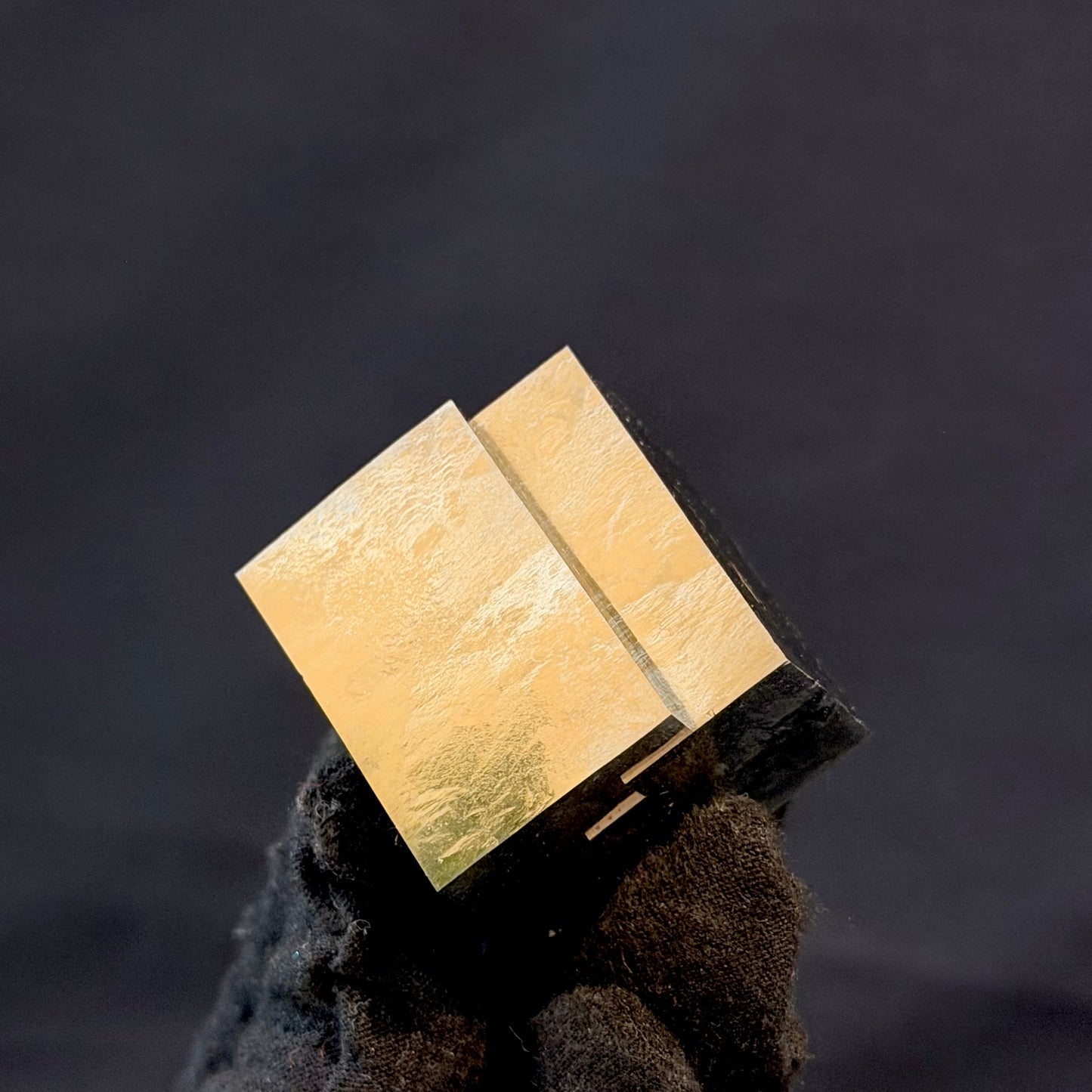 Intergrown Pyrite Specimen from Mina Ampliación A Victoria, Navajún, Spain.
