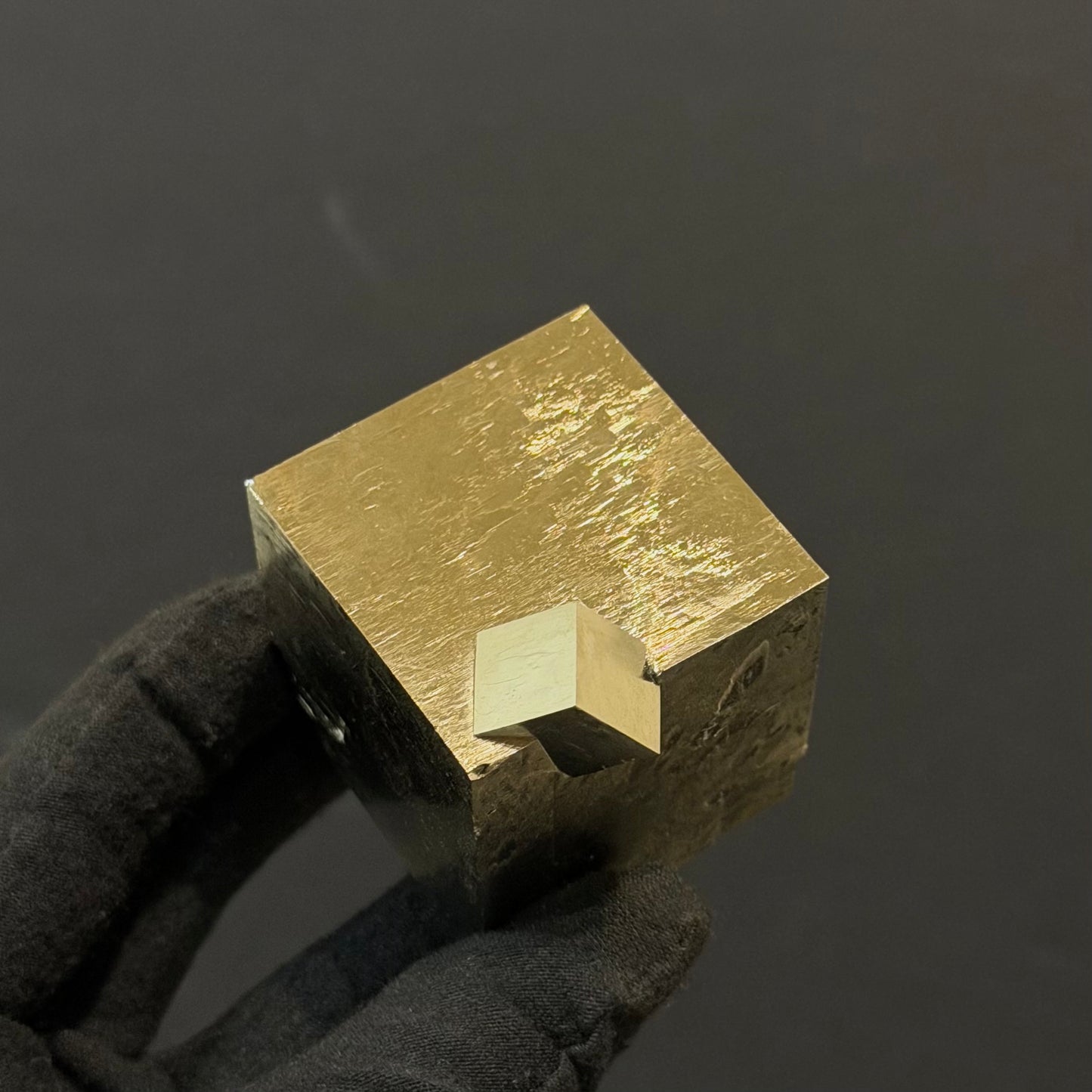 *Intergrown Pyrite Cubes Specimen from Mina Ampliación A Victoria, Navajún, Spain.
