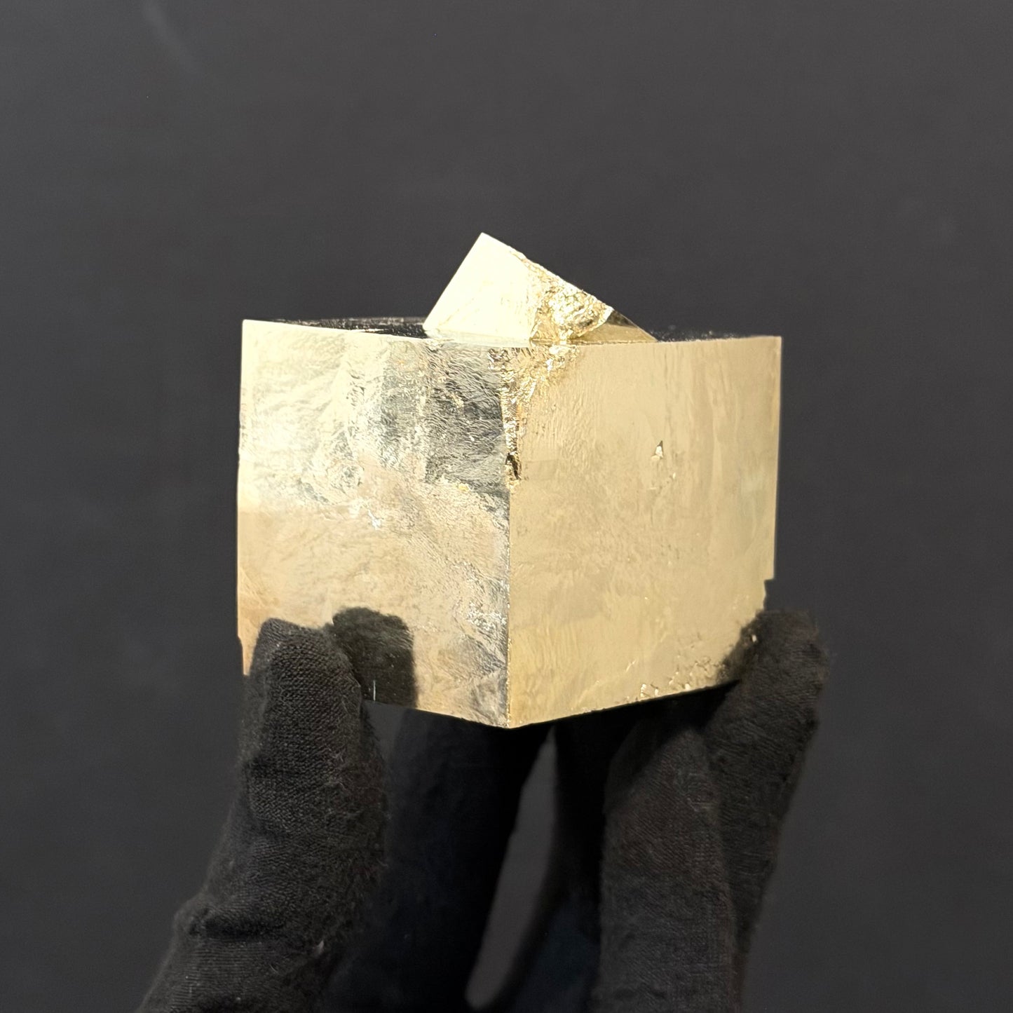 *Intergrown Pyrite Cubes Specimen from Mina Ampliación A Victoria, Navajún, Spain.