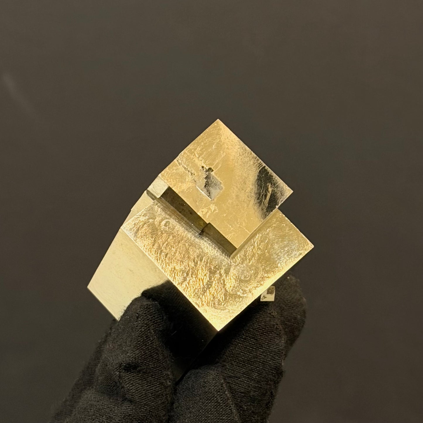 *Intergrown Pyrite Cubes Specimen from Mina Ampliación A Victoria, Navajún, Spain.
