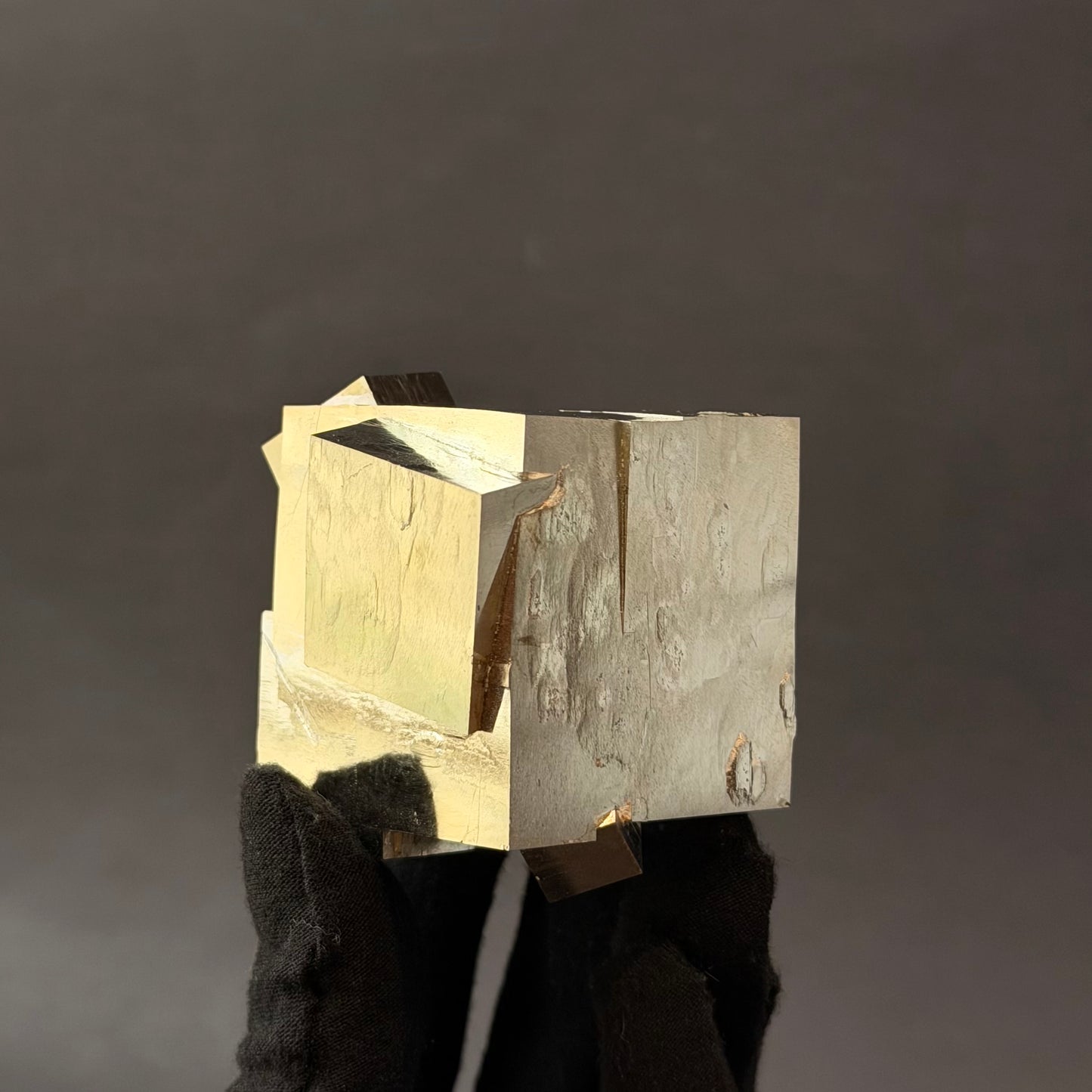 *Intergrown Pyrite Cubes Specimen from Mina Ampliación A Victoria, Navajún, Spain.