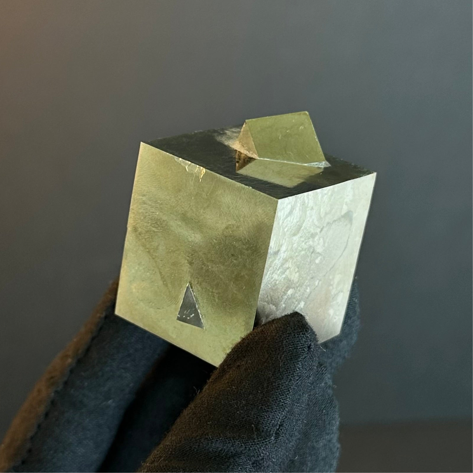 Cubic Pyrite from Mina Ampliación A Victoria, Navajún, Spain.