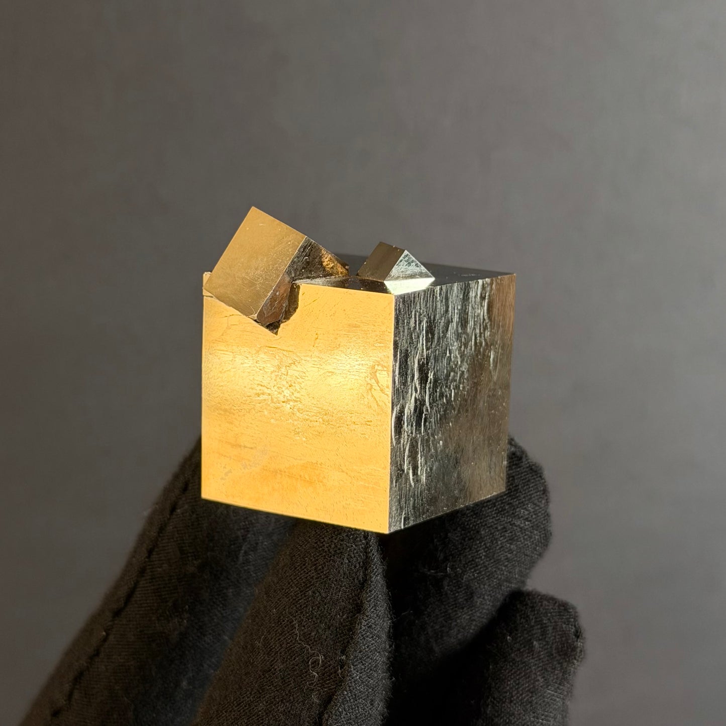 Intergrown Pyrite Specimen from Mina Ampliación A Victoria, Navajún, Spain.