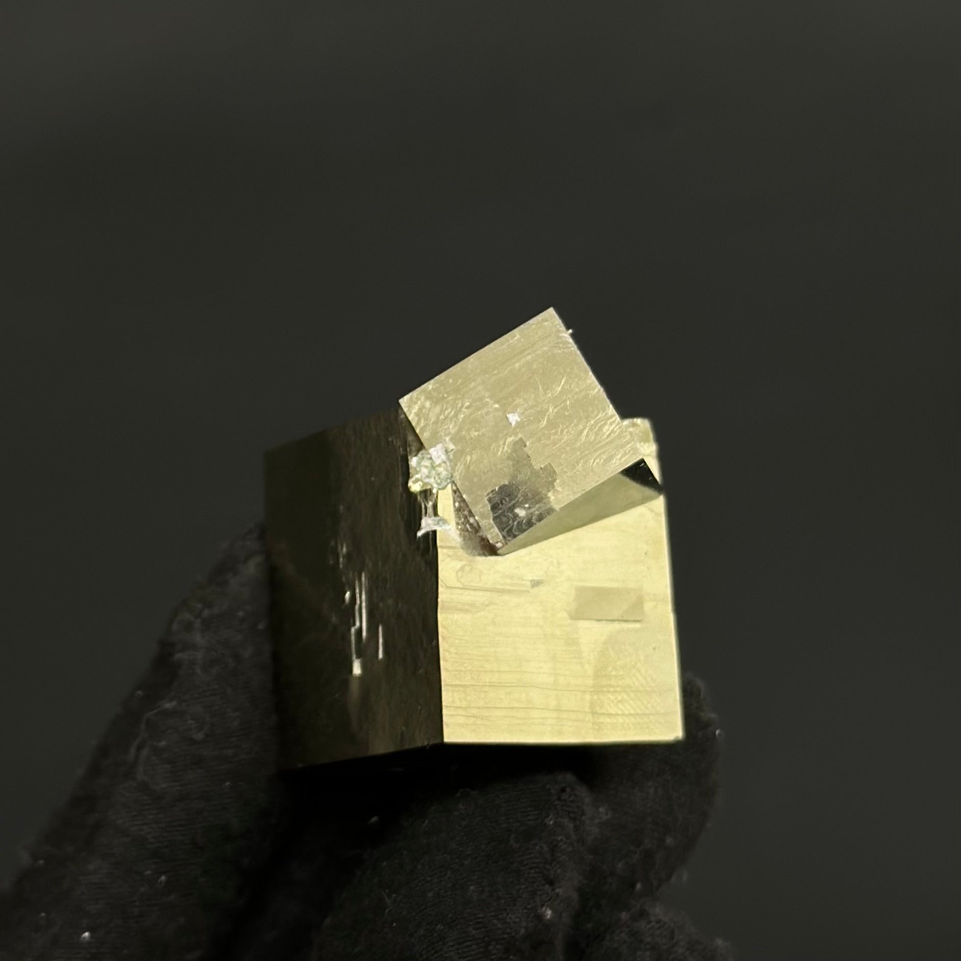 Intergrown Pyrite Specimen from Mina Ampliación A Victoria, Navajún, Spain.