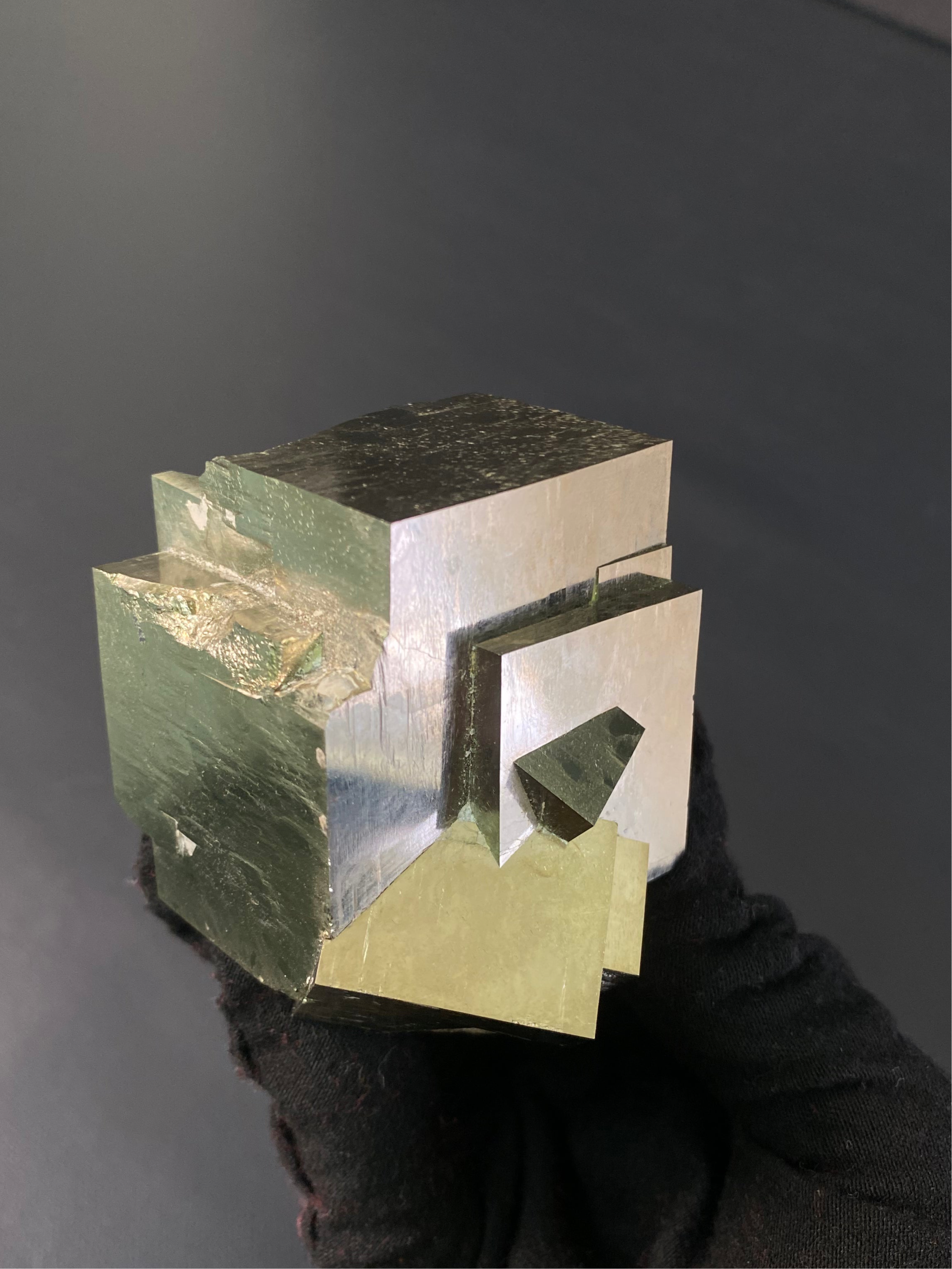 Intergrown Pyrite  Specimen from Ampliación A Victoria Mine, Navajún, Spain