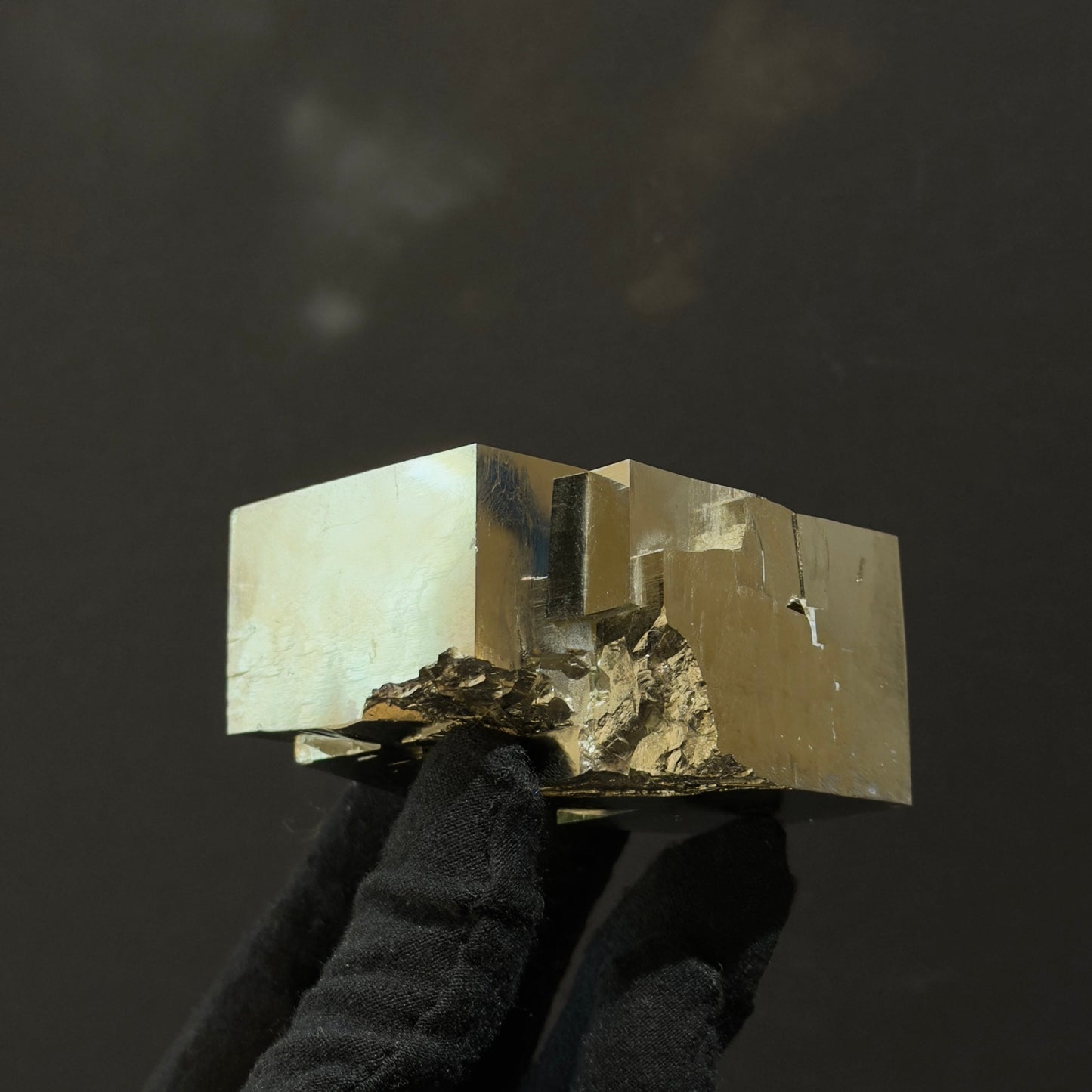 *Intergrown Pyrite Cubes Specimen from Mina Ampliación A Victoria, Navajún, Spain.