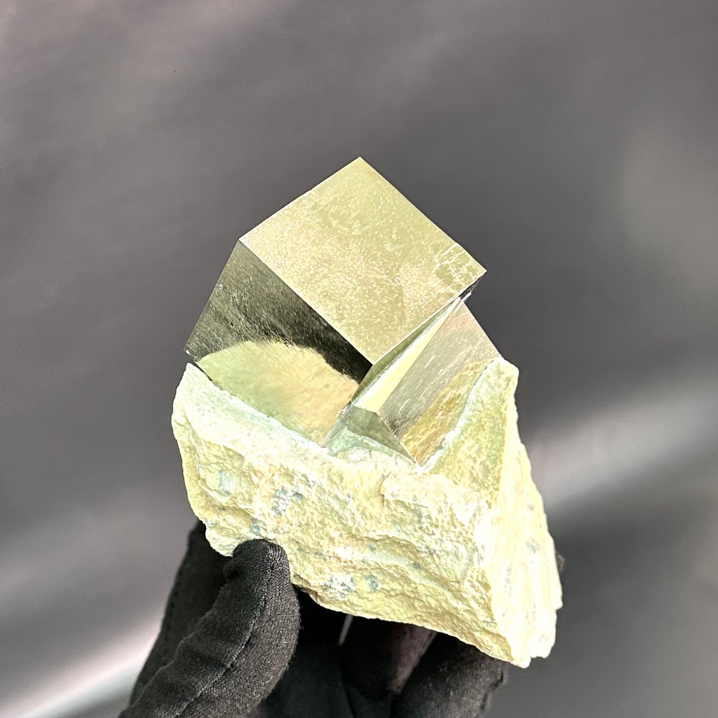 *Intergrown Pyrite on Matrix from, Mina Ampliación A Victoria, Navajún, Spain.
