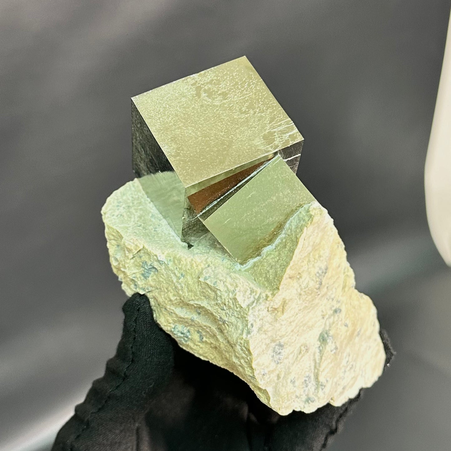 *Intergrown Pyrite on Matrix from, Mina Ampliación A Victoria, Navajún, Spain.