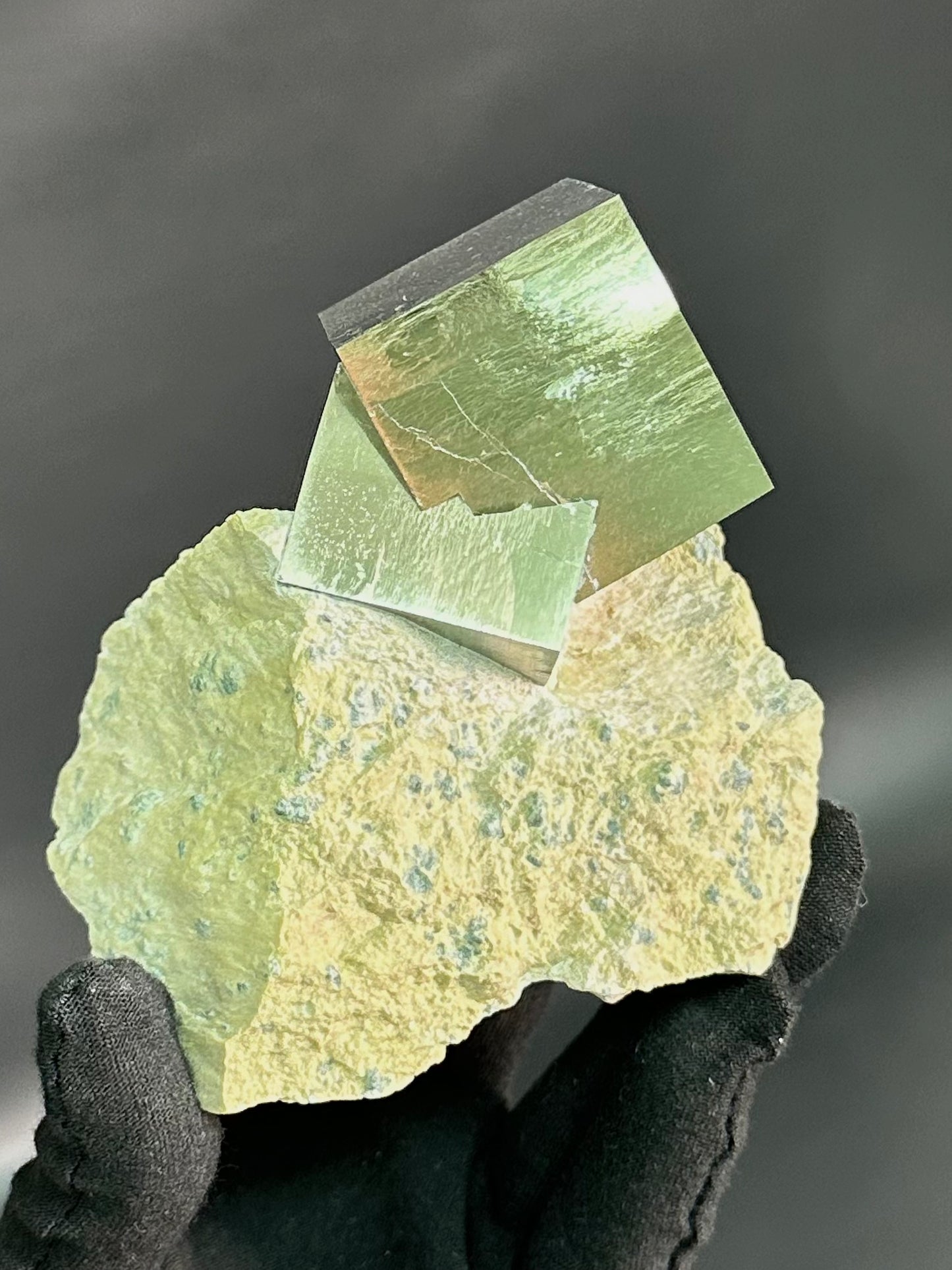 *Intergrown Pyrite on Matrix from, Mina Ampliación A Victoria, Navajún, Spain.