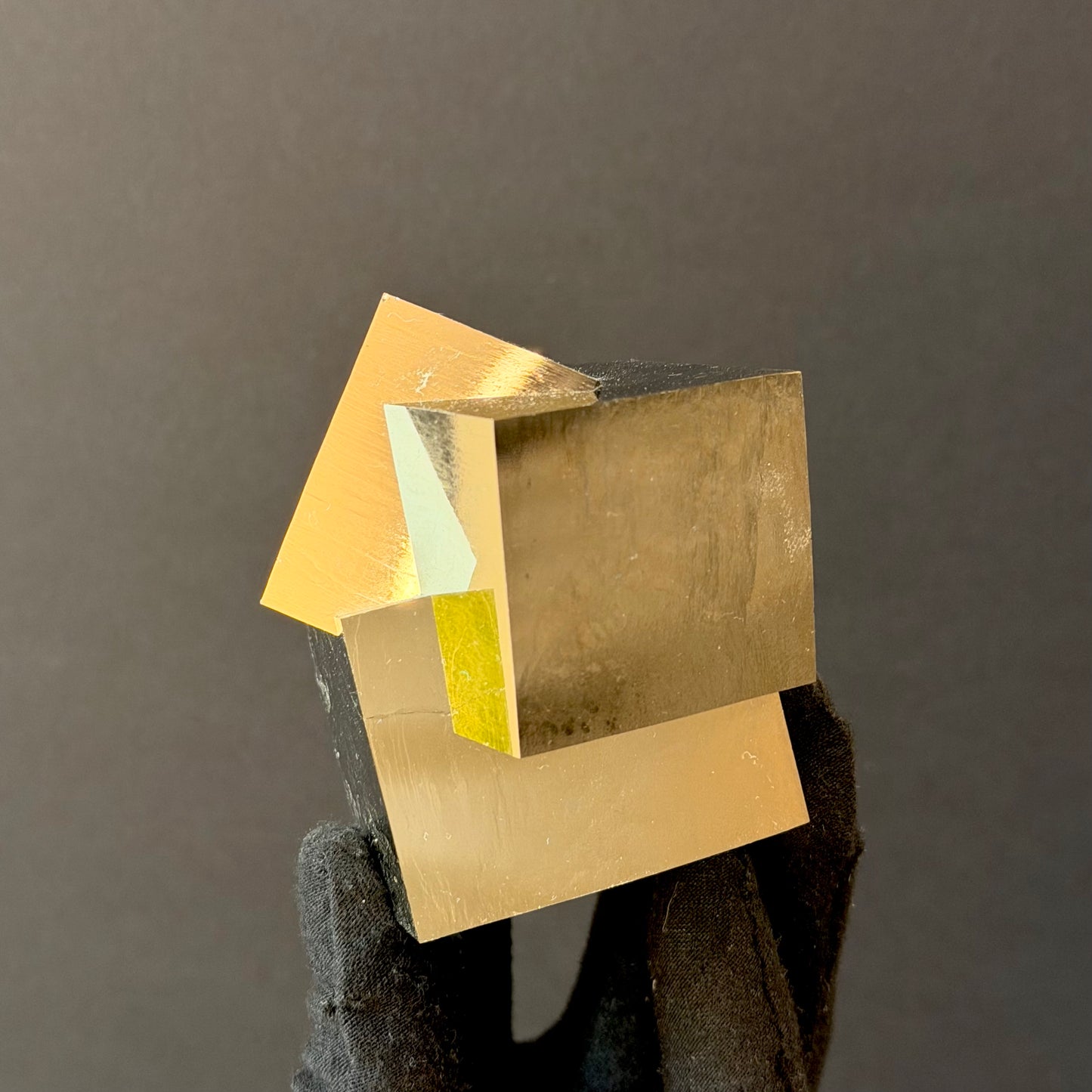 Intergrown Pyrite Cubes Specimen from Mina Ampliación A Victoria, Navajún, Spain.