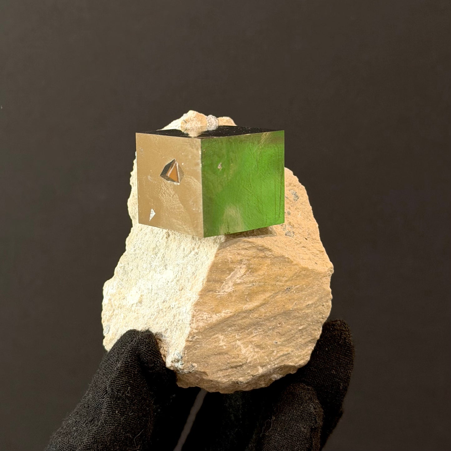 *Intergrown on Matrix Pyrite Specimen from Mina Ampliación A Victoria, Navajún, Spain.
